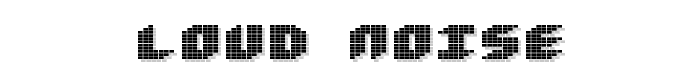 Loud noise font